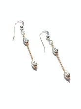 Load image into Gallery viewer, Sterling Station Rice Bead Earrings