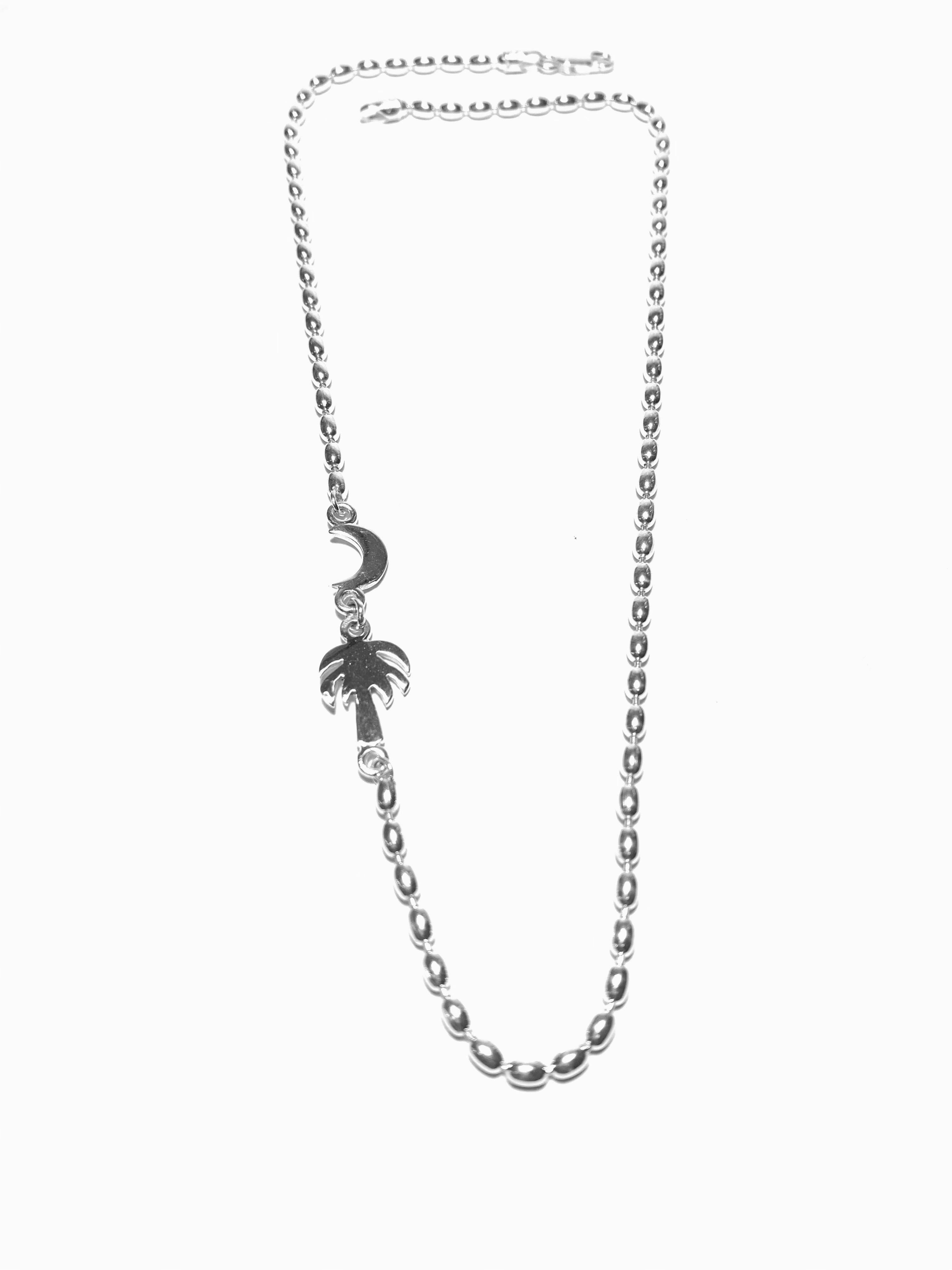 Saint laurent palm hot sale tree necklace