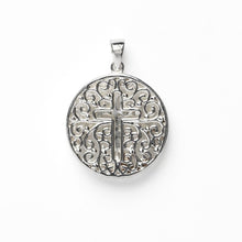 Load image into Gallery viewer, Southern Gates® Double Sided Round Tree and Cross Pendant Inspiration Series