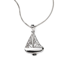 Load image into Gallery viewer, Southern Gates® Sailboat Necklace Harbor Series