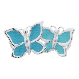 SS DOUBLE BUTTERFLY CLASP