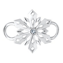 Load image into Gallery viewer, SS PIERCED SNOWFLAKE CLASP
