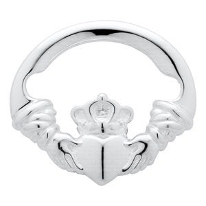 SS CLADDAGH CLASP