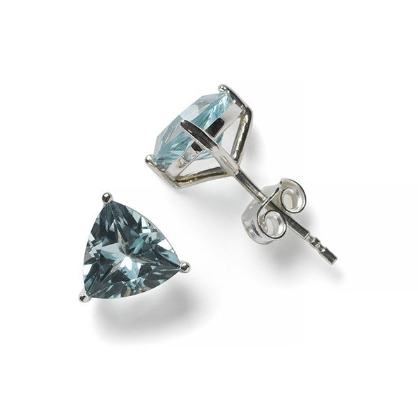 Southern Gates® Trillion-Cut Blue Topaz Stud Earrings