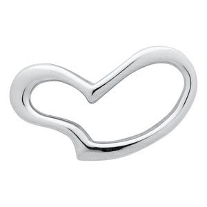 SS OPEN HEART CLASP