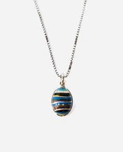 Load image into Gallery viewer, A/T Rainbow Calsilica Necklace
