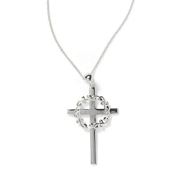 Southern Gates® Scrolling Vine Cross Necklace