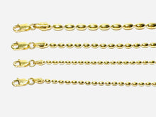 Load image into Gallery viewer, Gold Plated Sterling Rice Bead Bracelet
