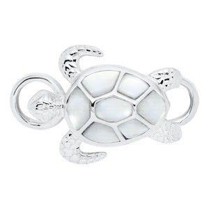 SS SEA TURTLE CLASP-MTHR-PEARL