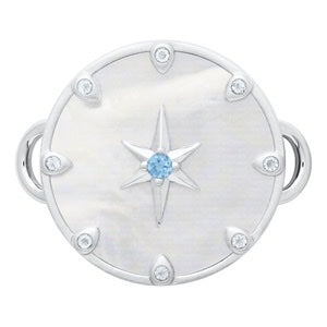 SS M-O-P COMPASS ROSE CLASP