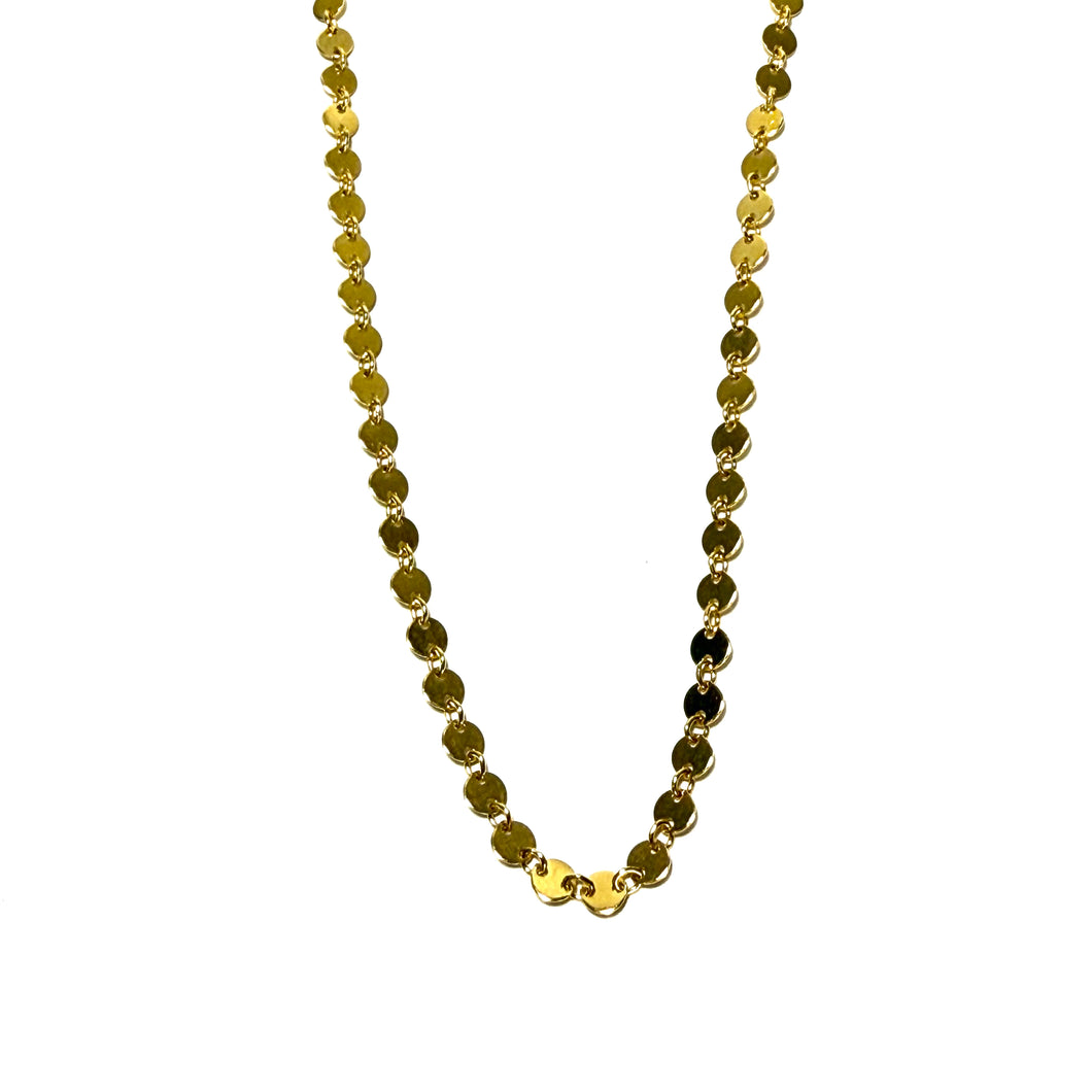 Gold Filled Smooth Round Bar Chain