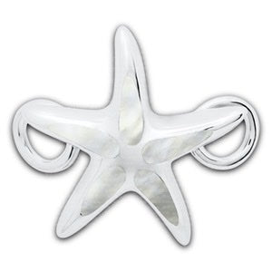 SS STARFISH CLASP-MOTHER-PEARL