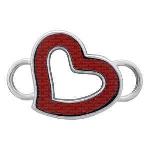 SS EPOXY HEART CLASP