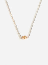 Load image into Gallery viewer, Sterling Rose Gold Vermeil Rice Bead Mini Necklace

