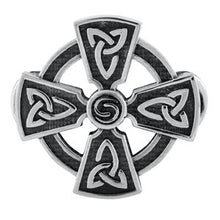 Load image into Gallery viewer, SS CELTIC CROSS CLASP
