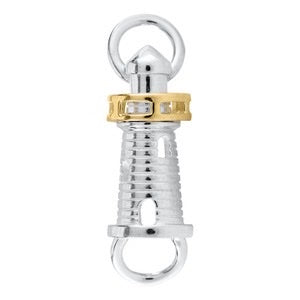 SS/14K LIGHTHOUSE CLASP