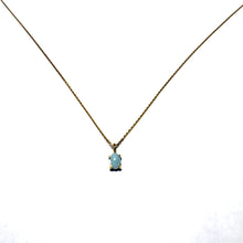 Load image into Gallery viewer, Gold Vermeil Larimar Necklace
