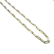 Load image into Gallery viewer, Gold Vermeil Paperclip Necklace
