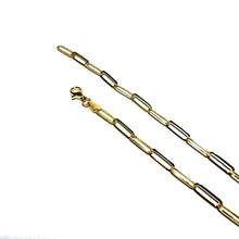 Load image into Gallery viewer, Gold Vermeil Paperclip Necklace

