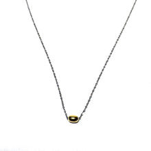 Load image into Gallery viewer, Sterling Gold Vermeil Mini Rice Bead Necklace
