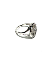 Load image into Gallery viewer, Sterling Silver &amp; Austrian Crystal Palmetto Ring
