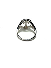 Load image into Gallery viewer, Sterling Silver &amp; Austrian Crystal Palmetto Ring
