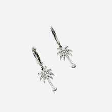 Load image into Gallery viewer, Sterling Silver Palmetto Earrings
