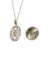 Load image into Gallery viewer, Sterling &amp; Gold Filled Artisan Gate Necklace
