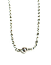 Load image into Gallery viewer, Sterling Rice &amp; Bead Necklace
