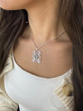 Load image into Gallery viewer, Sterling Southern Gate &amp; Blue Topaz Necklace
