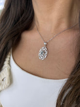 Load image into Gallery viewer, Sterling Southern Gate &amp; Blue Topaz Necklace
