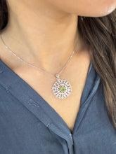 Load image into Gallery viewer, Sterling Southern Gate &amp; Peridot Necklace
