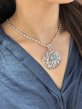 Load image into Gallery viewer, Sterling Southern Gate &amp; Chalcedony Necklace
