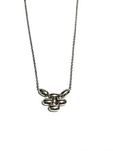 Load image into Gallery viewer, Sterling Rice Bead Chevron Necklace
