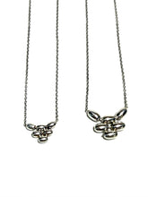 Load image into Gallery viewer, Sterling Rice Bead Chevron Necklace
