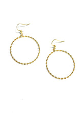 Load image into Gallery viewer, *Gold Filled Textured Round Earrings
