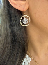 Load image into Gallery viewer, Sterling Southern Gate &amp; Gold Filled Hoop Earrings
