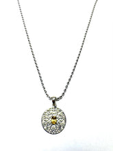 Load image into Gallery viewer, Sterling Silver Southern Gate &amp; Citrine Pendant

