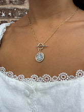 Load image into Gallery viewer, *Sterling &amp; Gold Filled Atocha Coin Inspired Necklace
