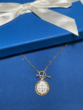 Load image into Gallery viewer, *Sterling &amp; Gold Filled Reversible Artisan Toggle Necklace
