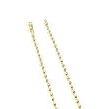 Load image into Gallery viewer, Large Gold Plated Sterling Rice Bead Necklace
