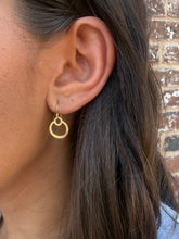 Load image into Gallery viewer, 14kt Gold Filled Double Circle Earrings

