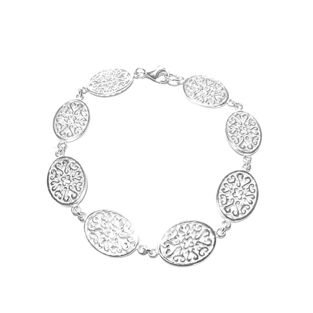 NEW Sterling Oval Artisan Bracelet