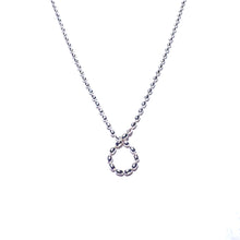Load image into Gallery viewer, Sterling Twist Rice Bead Necklace
