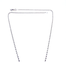Load image into Gallery viewer, Sterling Twist Rice Bead Necklace
