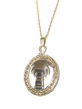 Load image into Gallery viewer, Sterling &amp; Gold Filled S.C. Palmetto Necklace
