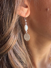 Load image into Gallery viewer, Sterling Green Amethyst &amp; Pearl Set
