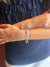 Load image into Gallery viewer, Sterling Artisan Gate &amp; Kyanite Gemstone Set
