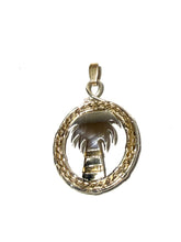 Load image into Gallery viewer, Sterling &amp; Gold Filled S.C. Palmetto Necklace
