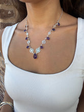 Load image into Gallery viewer, Sterling Amethyst &amp; Artisan Gate Set
